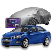 Capa Para Cobrir Carro Sonic Sedan Impermeável Com Forro Central Capa Para Cobrir Carro Sonic Sedan Impermeável Com Forro Central