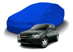 Capa Para Cobrir Carros Sedã Azul Royal Com Elástico Tecido