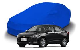Capa Para Cobrir Carros Sedã Azul Royal Com Elástico Tecido