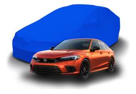 Capa Para Cobrir Carros Sedã Azul Royal Com Elástico Tecido