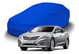 Capa Para Cobrir Carros Sedã Azul Royal Com Elástico Tecido