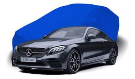 Capa Para Cobrir Carros Sedã Azul Royal Com Elástico Tecido Capa Para Cobrir Carros Sedã Azul Royal Com Elástico Tecido