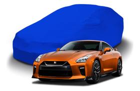 Capa Para Cobrir Carros Sedã Azul Royal Com Elástico Tecido