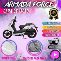 Capa para Cobrir Moto DAFRA CITYCOM 300i 100% Forrada Forro Total Armada Force 100% Impermeável Forro Total Protege Sol Chuva Lona Proteção Automotiva
