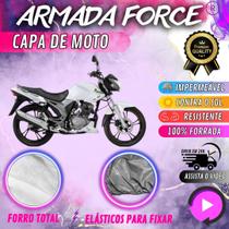 Capa para Cobrir Moto DAFRA RIVA 150 100% Forrada Forro Total Armada Force 100% Impermeável Forro Total Protege Sol Chuva Lona Proteção Automotiva