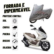 Capa Para Cobrir Moto Honda PCX Forrada, Impermeável, Anti-U.V. - Protege do Sol, Chuva e Poeira - LOPEZCAR