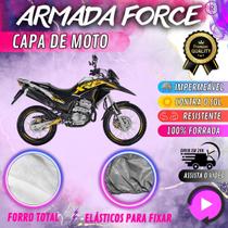 Capa para Cobrir Moto Honda XRE 300 100% Forrada Forro Total Armada Force 100% Impermeável Forro Total Protege Sol Chuva Lona Proteção Automotiva