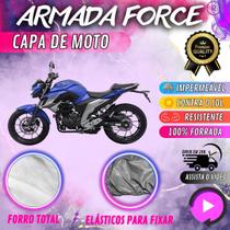 Capa para Cobrir Moto YAMAHA FAZER 250 100% Forrada Forro Total Armada Force 100% Impermeável Forro Total Protege Sol Chuva Lona Proteção Automotiva Capa para Cobrir Moto YAMAHA FAZER 250 100% Forrada Forro Total Armada Force 100% Impermeável Forro Total Protege Sol Chuva Lona Proteção Automotiva