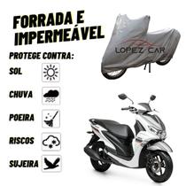 Capa Para Cobrir Moto Yamaha FLUO 125 ABS Forrada, Impermeável, Anti-U.V. - Protege do Sol, Chuva e Poeira - LOPEZCAR