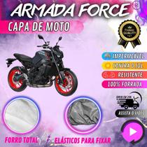 Capa para Cobrir Moto YAMAHA MT-09 100% Forrada Forro Total Armada Force 100% Impermeável Forro Total Protege Sol Chuva Lona Proteção Automotiva Capa para Cobrir Moto YAMAHA MT-09 100% Forrada Forro Total Armada Force 100% Impermeável Forro Total Protege Sol Chuva Lona Proteção Automotiva