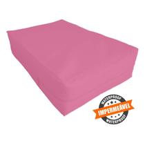 Capa Para Colchão Berço Mini Cama Impermeável Com Ziper ROSA