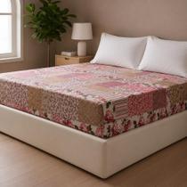 Capa para Colchão Casal Box Estampada com Zíper Protetora Lavável Macia e Resistente Capa para Colchão Casal Box Estampada com Zíper Protetora Lavável Macia e Resistente