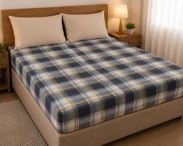 Capa para Colchão Casal Box Estampada com Zíper Protetora Lavável Macia e Resistente Capa para Colchão Casal Box Estampada com Zíper Protetora Lavável Macia e Resistente