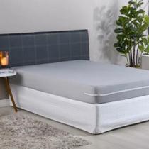 Capa Para Colchão casal de Malha 100% Poliester Com Zíper Camitalia - Protetor Para Colchão