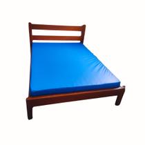 Capa para Colchão Casal Impermeável 100% Poliéster Cor Azul com zíper grande