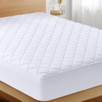 Capa para Colchao Casal Impermeavel Box Protetor de Colchão Enxoval Branco Poliester 138xm X 188cm