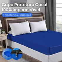 Capa Para Colchão Casal Impermeável Hospitalar Com Ziper Capa Para Colchão Casal Impermeável Hospitalar Com Ziper