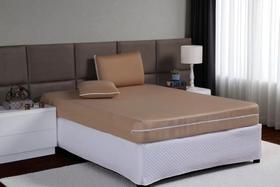 Capa Para Colchão Casal Queen Com Zíper Malha Gel Várias Cores