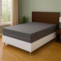 Capa Para Colchão Casal Queen Com Zíper Malha Gel Várias Cores