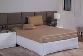 Capa Para Colchão Com Zíper Solteiro + 1 Fronha Malha Lisa e Estampada Resistente!