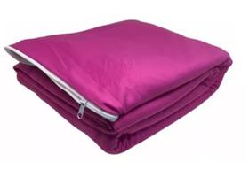 Capa Para Colchão Com Zíper Solteiro + 1 Fronha Malha Lisa e Estampada Resistente!