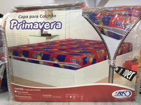 Capa para colchão de casal em tecido. Capa para colchão de casal em tecido.