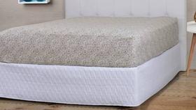 Capa Para Colchão Estampada Impermeável Cama Queen Size Sultan Anti Xixi Hospitalar Confortável