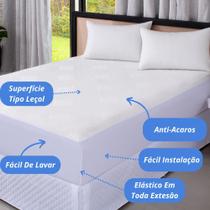 Capa para Colchão Impermeável SUPER SILENCIOSO Tecido Jacquard Premium Protetor 100% Impermeável Vários Tamanhos
