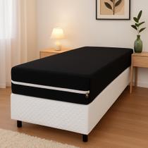 Capa Para Colchão Malha Gel Solteiro Com Zíper Luxuosa