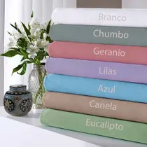 CAPA PARA COLCHÃO SOLTEIRO 100% ALGODÃO 50.45.0001 SUL BRASIL 88 cm X 188 cm X 30 cm