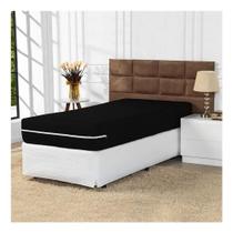 Capa Para Colchão Solteiro - Malha Gel Com Z Preto