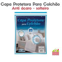 Capa Para Colchão Solteiro Slip Com Elástico