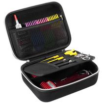 Capa para cortar cabelo ProCase Hard Storage Organizer preta