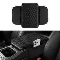 Capa para Descanso de Braço de Carro Amiss em Couro Impermeável com Armazenamento Capa para Descanso de Braço de Carro Amiss em Couro Impermeável com Armazenamento