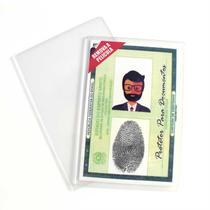 Capa Para Documento Rg Identidade Cristal Acrílico Kit 10Und