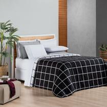 Capa para Duvet Austin Super King 01 Pç Micropercal - Preto