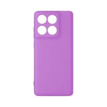 Capa Para Edge 70 Aveludada - Capinha Protetora P/ Motorola Cor:Lilás