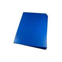 Capa Para Encadernação A3 Azul Pp Couro 0,30Mm 100Un