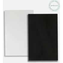 Capa Para Encadernacao A4 5 Cristal + 5 Couro Preto