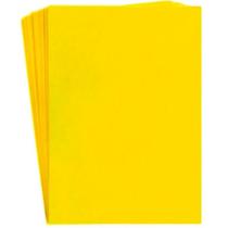 Capa para Encadernação A4 Amarelo Line Frente PP 0,30 50Un Capa para Encadernação A4 Amarelo Line Frente PP 0,30 50Un