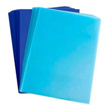 Capa Para Encadernação A4 Cristal Line + Azul Couro 200 Un