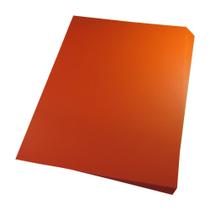 Capa para Encadernação A4 Laranja Couro Fundo PP 0,30 100un Capa para Encadernação A4 Laranja Couro Fundo PP 0,30 100un
