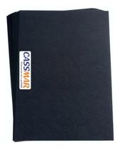 Capa Para Encadernação A4 Preta Couro Fundo 100 Un