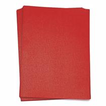 Capa para encadernação A4 Vermelho Couro Fundo PP 0,30 100UN