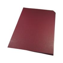 Capa para Encadernação A4 Vinho Couro Fundo PP 0,30 100un Capa para Encadernação A4 Vinho Couro Fundo PP 0,30 100un