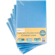 Capa Para Encadernação Cristal Line A4 PP 0,30 1000un