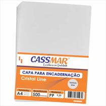 Capa Para Encadernação Cristal Line A4 PP 0,30 500un Capa Para Encadernação Cristal Line A4 PP 0,30 500un