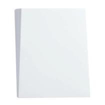 Capa Para Encadernação Oficio Branco Couro 50un Capa Para Encadernação Oficio Branco Couro 50un