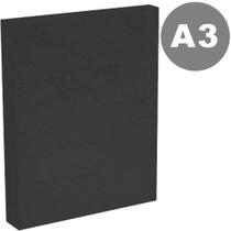 Capa Para Encadernação PP A3 0,30mm Preto c/100un
