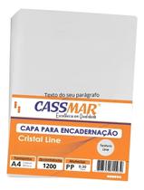 Capa Para Encadernação Transparente A4 Line Pp 0,30 1200un Capa Para Encadernação Transparente A4 Line Pp 0,30 1200un